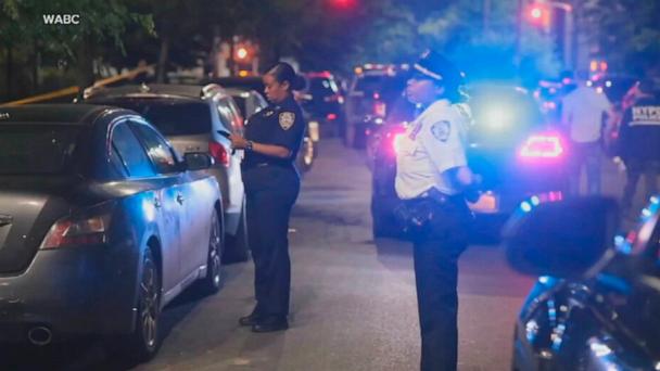 2 girls, ages 9 and 11, shot on a New York City playground