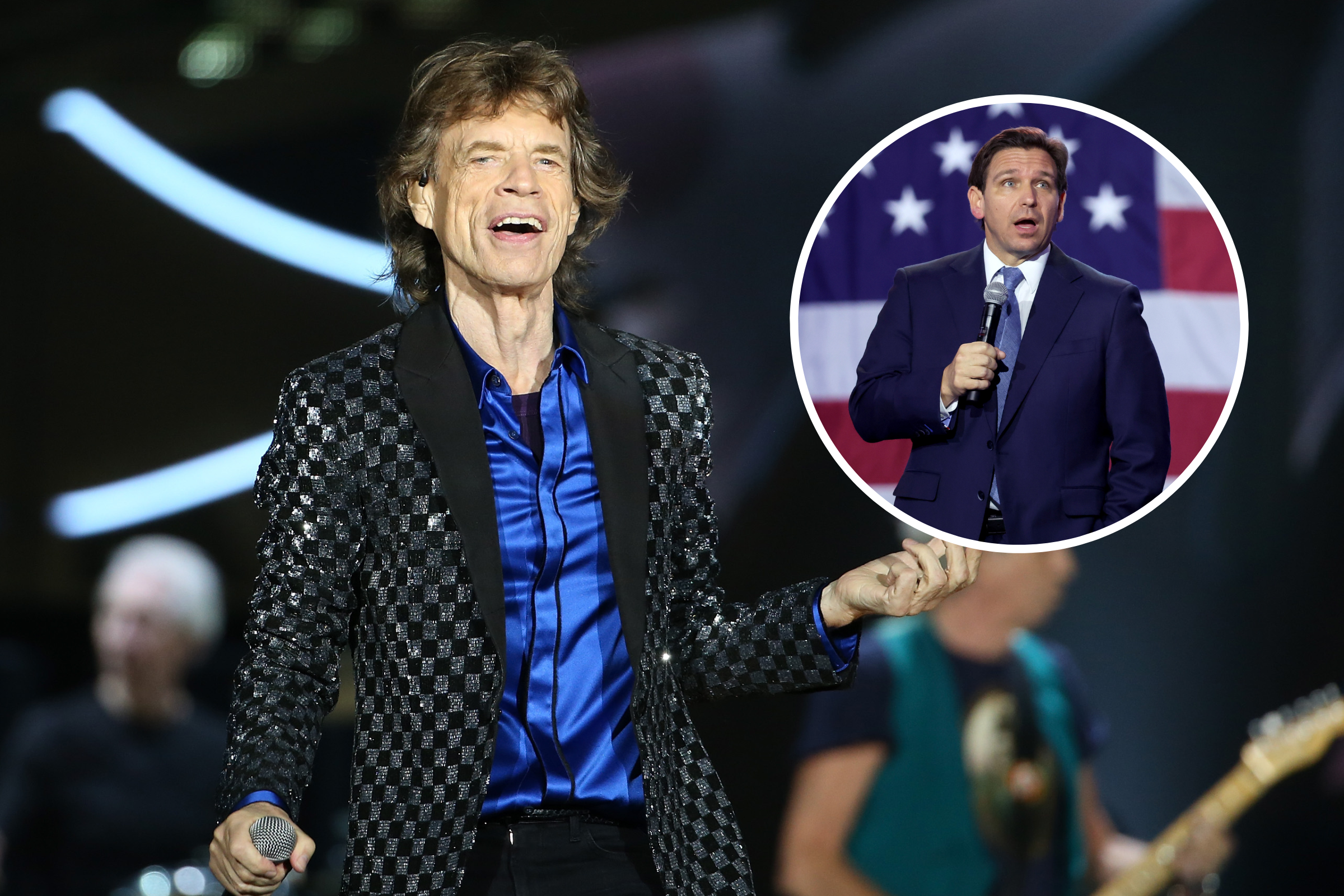 Mick Jagger Mocks Ron DeSantis During Florida Concert