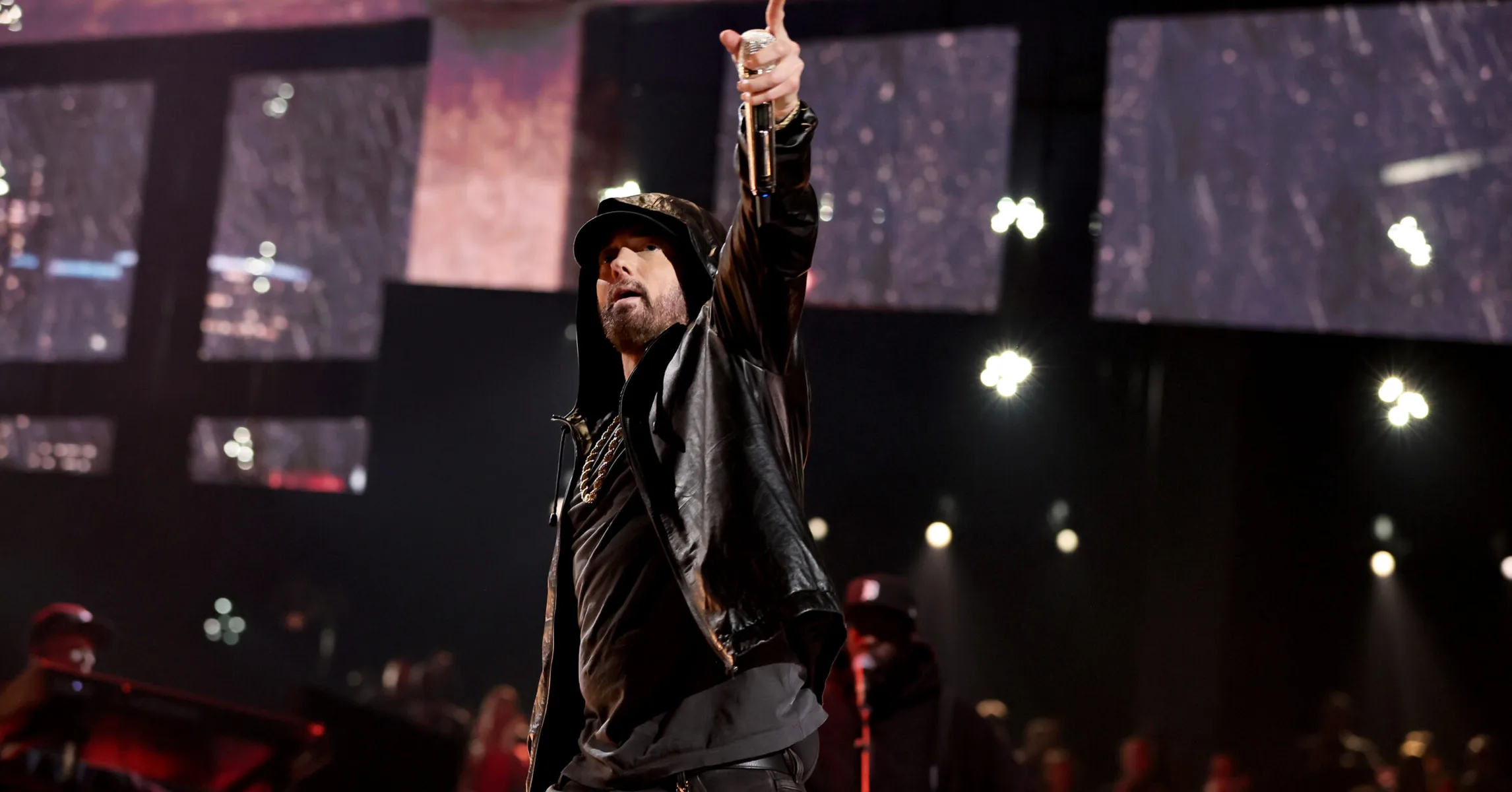 Eminem, Big Sean, & More Celebrate Return Of Detroit's Michigan Central Station With Massive Concert