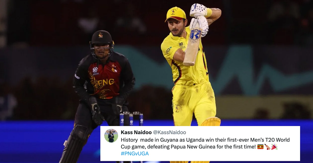 T20 World Cup 2024[ Twitter reactions]: Bowlers, Riazat Ali Shah shine as Uganda register historic win over Papua New Guinea