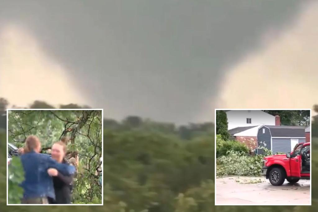 Toddler killed, mother critical after tornado rips through Michigan