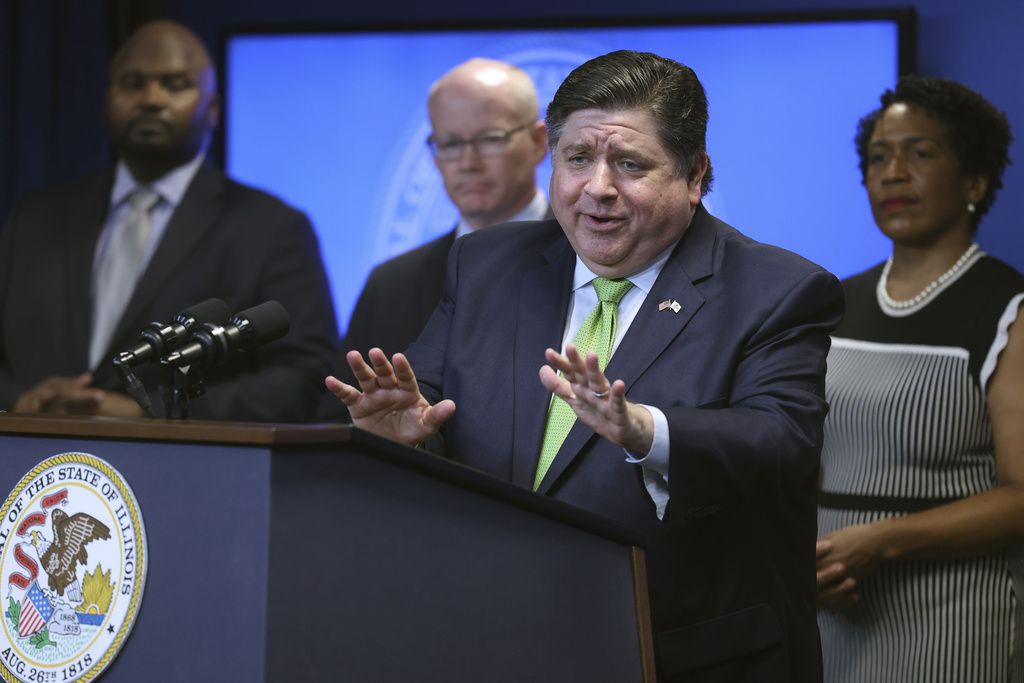 Illinois Gov. Pritzker boasts of growth while signing new budget into law