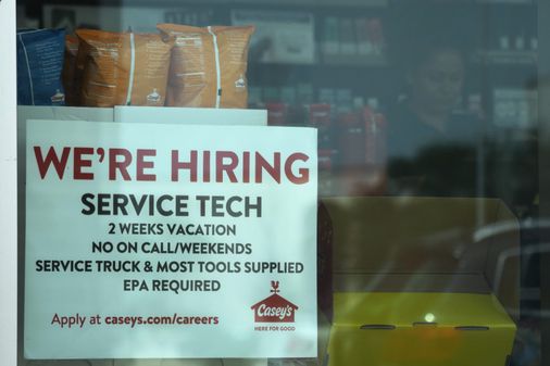 Slightly more Americans apply for jobless benefits, but layoffs remain at healthy levels