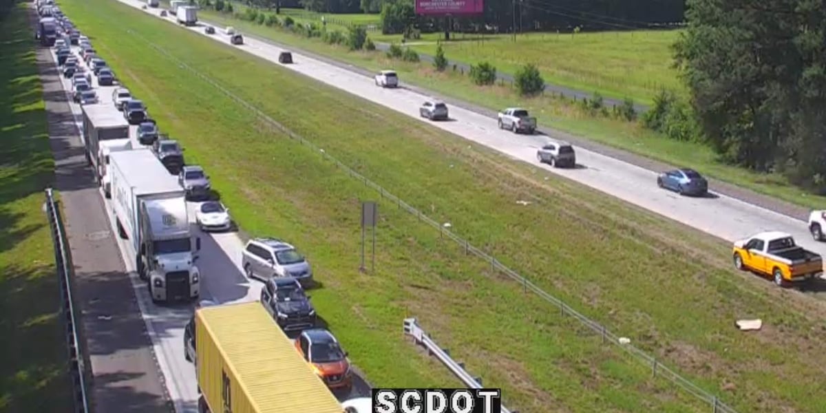 FIRST ALERT: Crash, HAZMAT spill closes portion of I-26 East