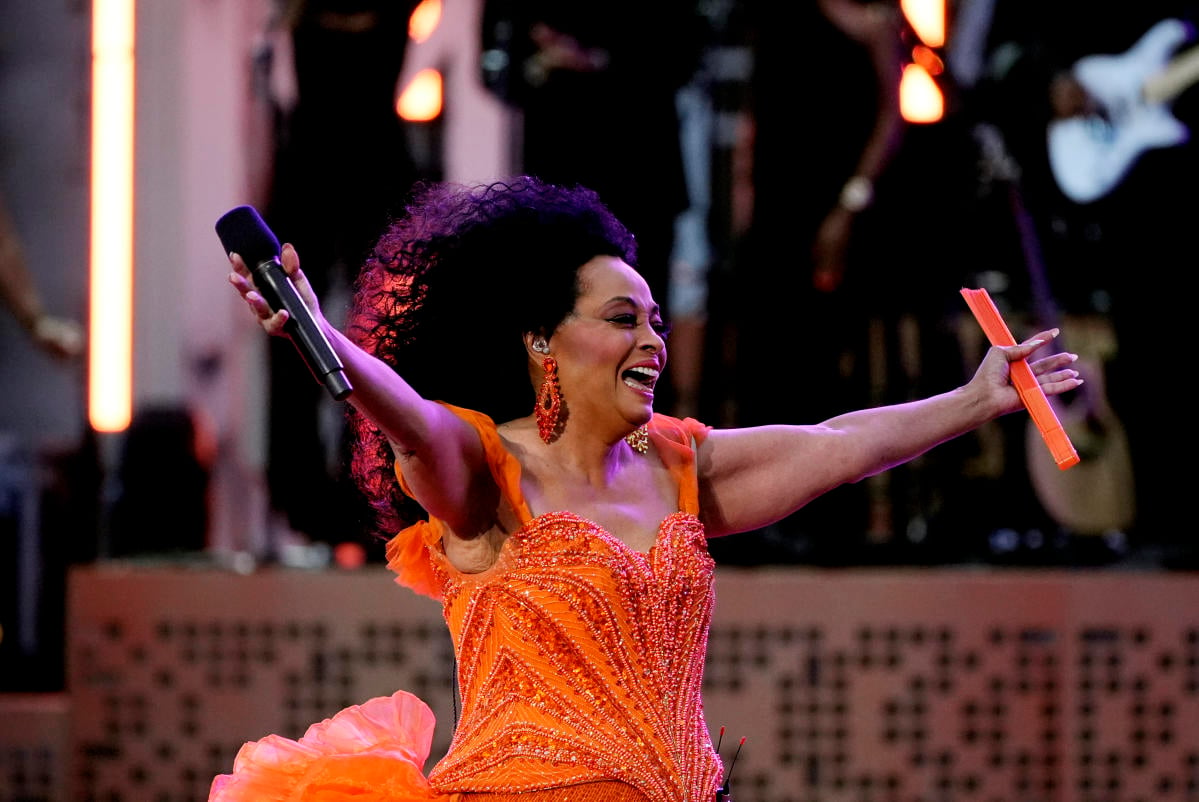 Diana Ross, Eminem and Jack White perform for thousands as former Detroit eyesore returns to life