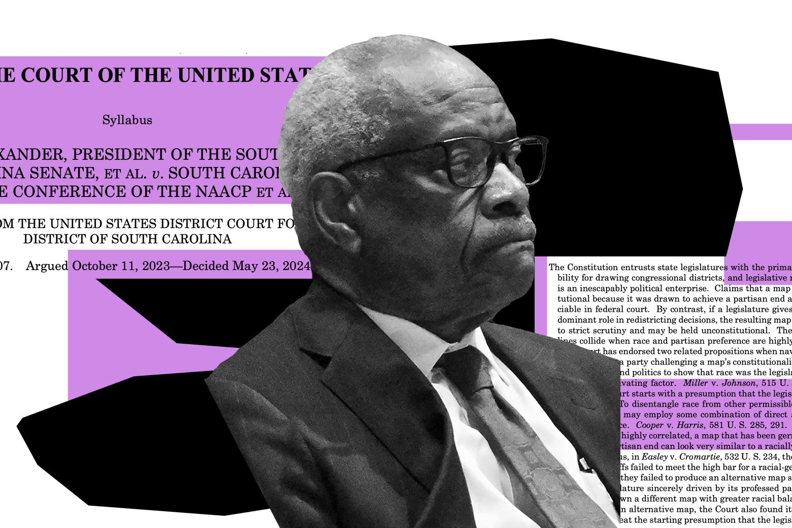 The Supreme Court Just Greenlighted Racial Gerrymandering. It Didn’t Go Far Enough for Clarence Thomas.