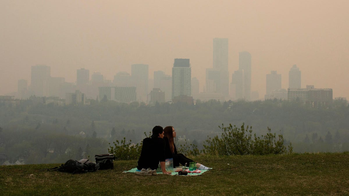 Canadian wildfire smoke is again blowing into the U.S.