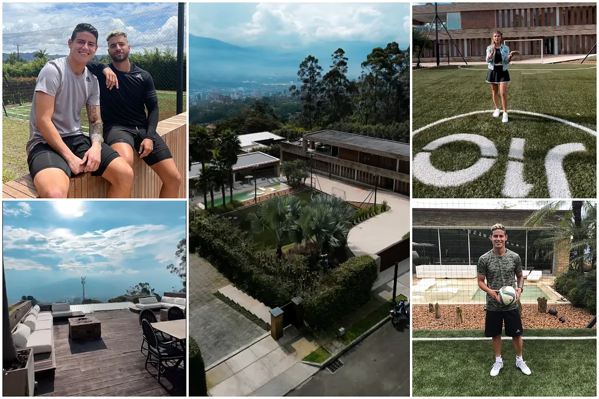 ¿No vuelve a Colombia? James Rodríguez pone en venta su lujosa mansión de Medellín