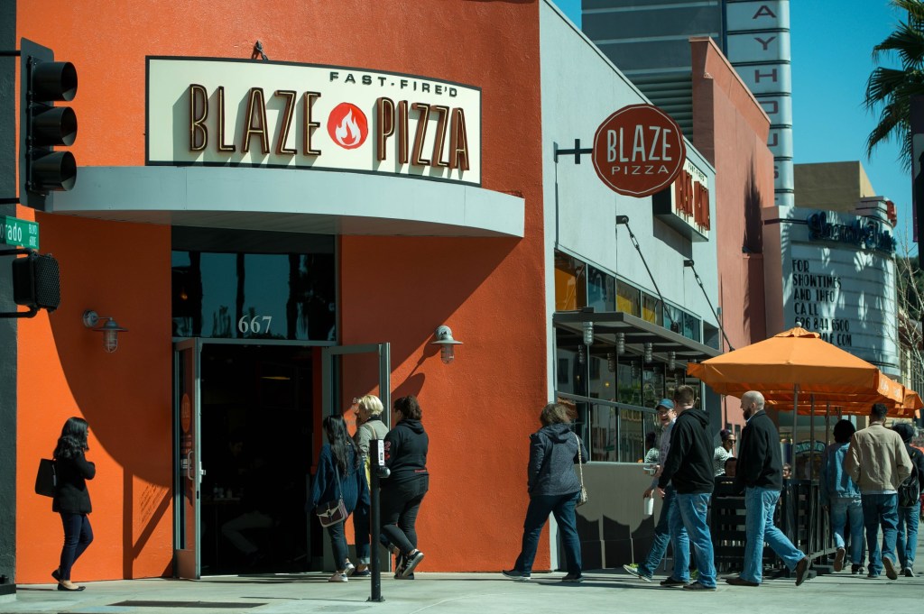 Blaze Pizza headquarters moving from California to Georgia