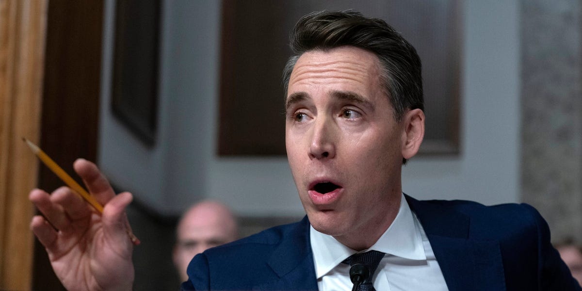 Sen. Josh Hawley is writing a new book calling for a religious revival in America