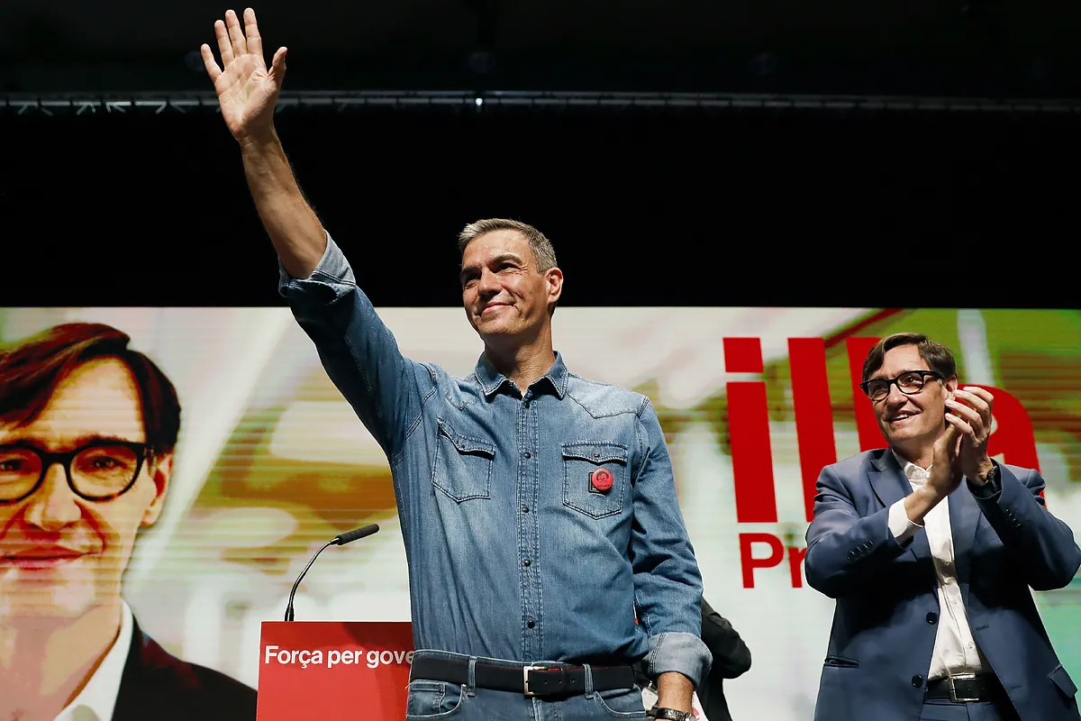 Sánchez regresa a Cataluña para pedir el voto "contra los ultras" y evitar que el bloque nacionalista revalide su mayoría