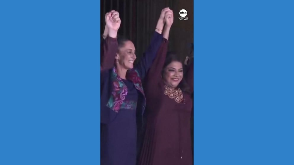 WATCH: Celebrations in Mexico as country elects 1st female president