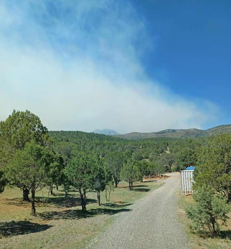 Firefighters continue extinguishing the Blue 2 Fire near Ruidoso