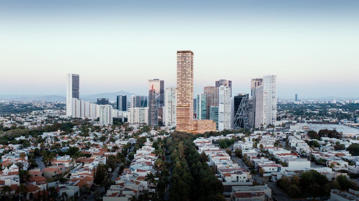 SOM Breaks Ground on the Tallest Mixed-Use Tower in Andares Zapopan District of Guadalajara, Mexico