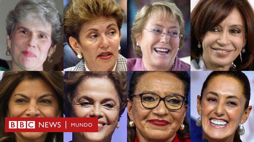 Quiénes son las 7 mujeres que fueron elegidas presidentas en América Latina antes de Claudia Sheinbaum