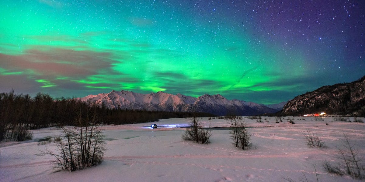 10 photos of the Northern Lights dazzling in the night sky across the US and Europe