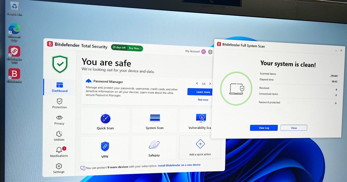 Bitdefender for Windows review: premium protection for all your devices