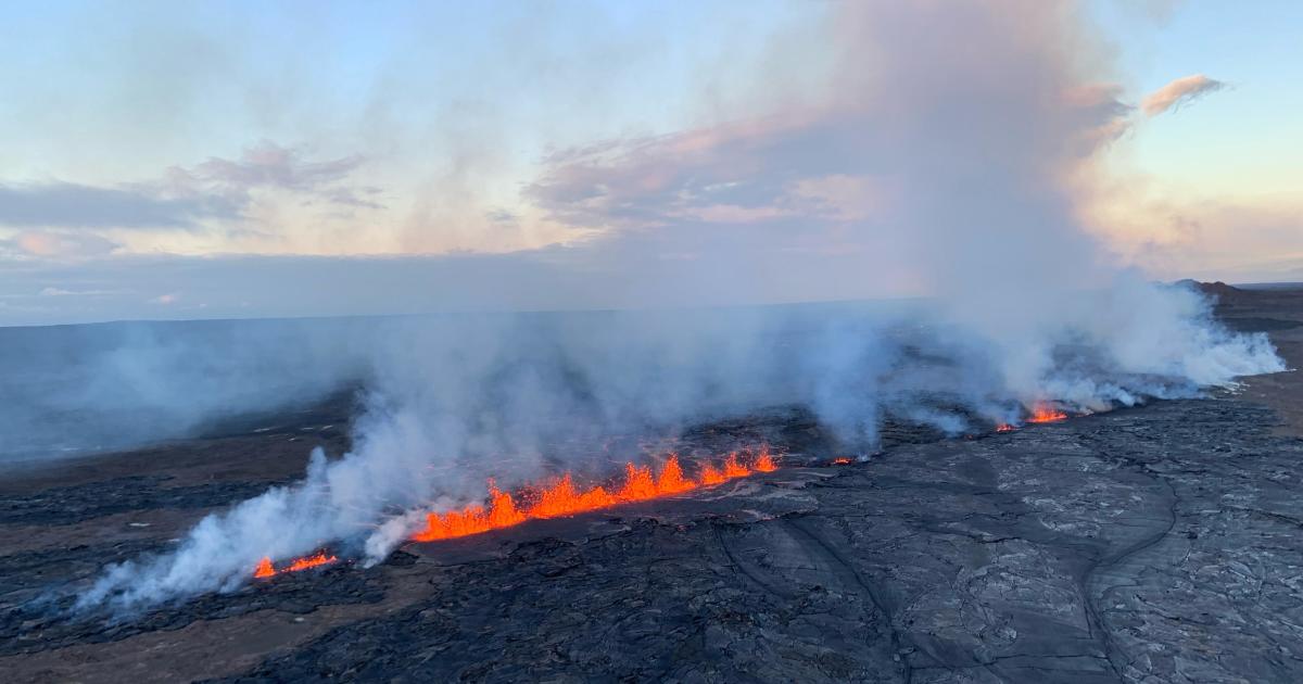 Hawaii's Kilauea volcano erupts in remote part of national park with low "eruptive volume," officials say