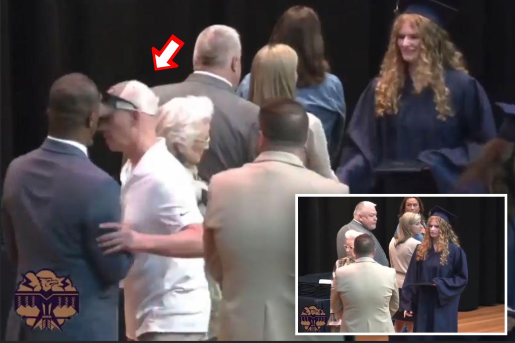 Dad stopping superintendent from shaking daughter's hand at graduation sparks cries of racism