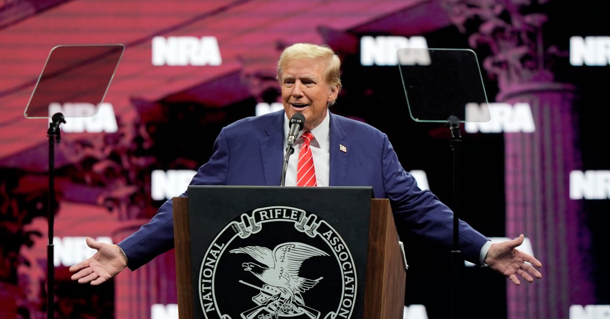 Trump Receives NRA Endorsement, Urges Gun Owners to ‘Be Rebellious and Vote’