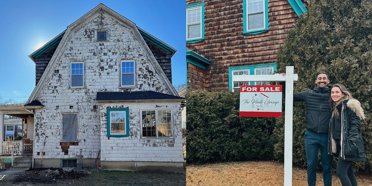 A millennial couple bought an abandoned cottage for half the price of nearby houses. It's a major fixer-upper, but it's worth it.