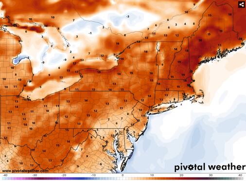 Excessive heat forecast in New England, temps to peak near 90