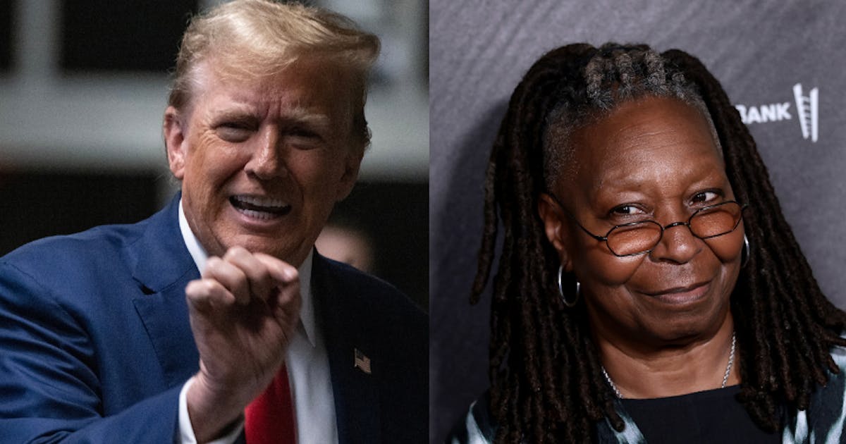 Idiot Trump Attacks Whoopi Goldberg for Unsurprising Reason