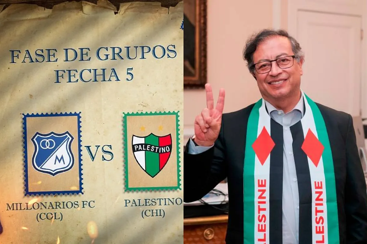 Polémica con Gustavo Petro por el partido Millonarios vs. Palestino de Copa Libertadores