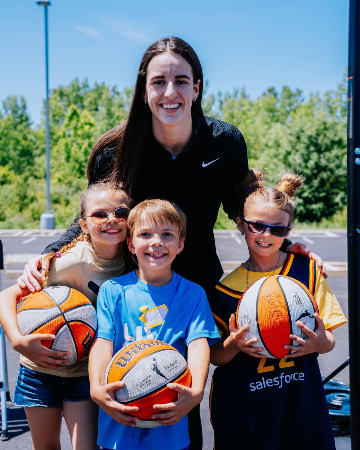 Caitlin Clark blocks boy's shot in viral video. His side of the story will melt your heart