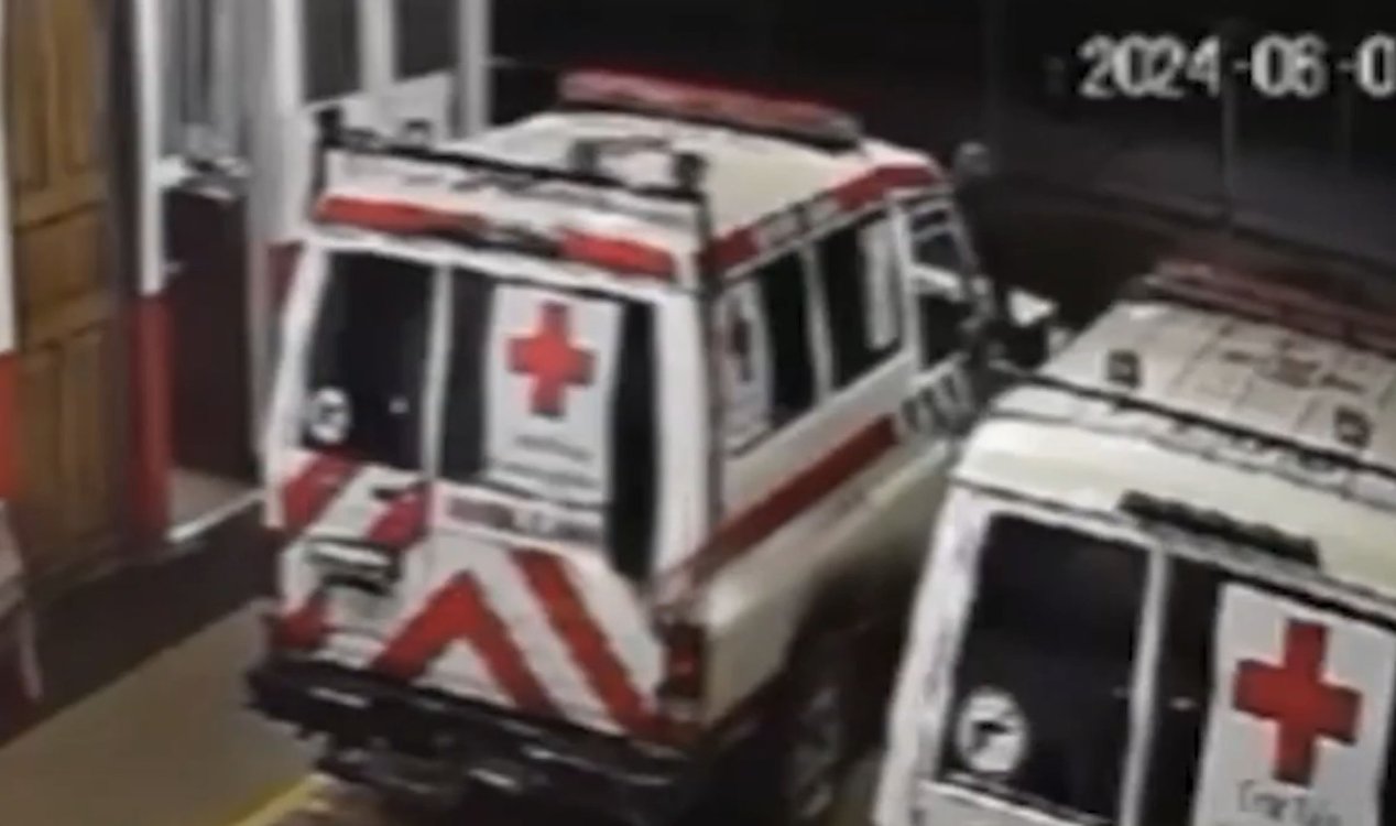 'Ghost' allegedly sets off ambulance siren in viral footage