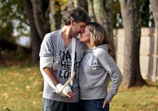 He survived the Maine shootings. Now, Ben Dyer is happily engaged.