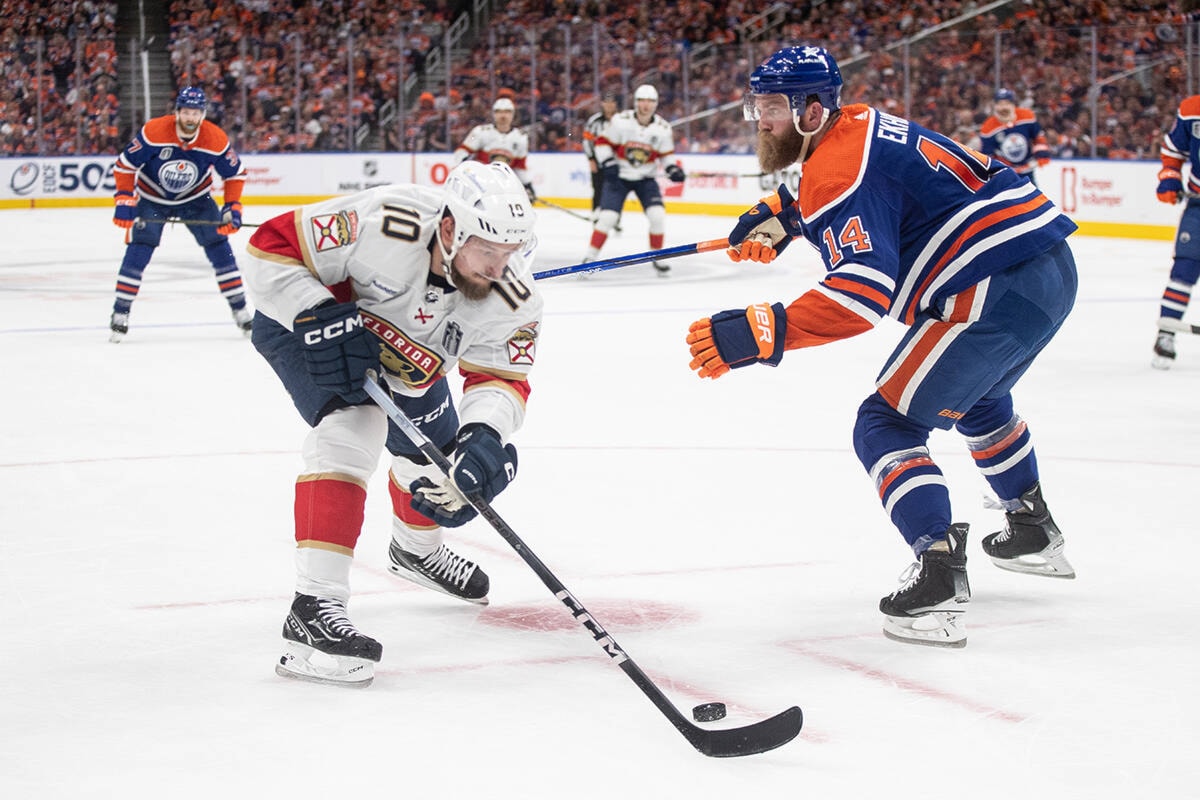 McDavid, Oilers avoid sweep, crush Panthers 8-1 in Game 4 of Stanley Cup final