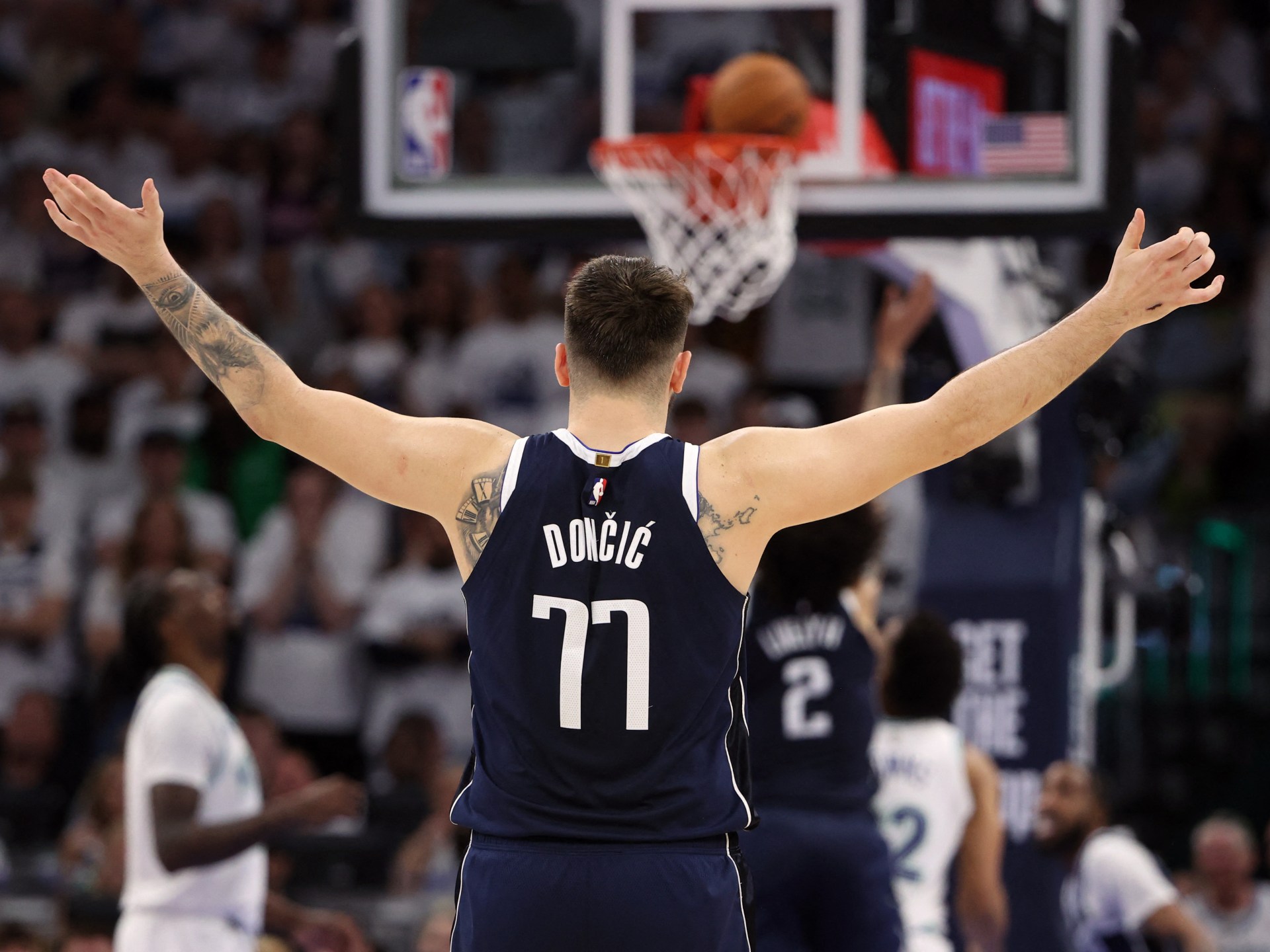 NBA finals: Doncic leads Mavericks to Game 1 win over Timberwolves