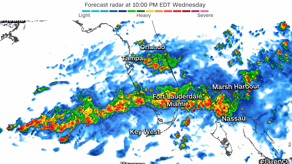 South Florida to be drenched by a month’s worth of rain from a system being watched by the National Hurricane Center