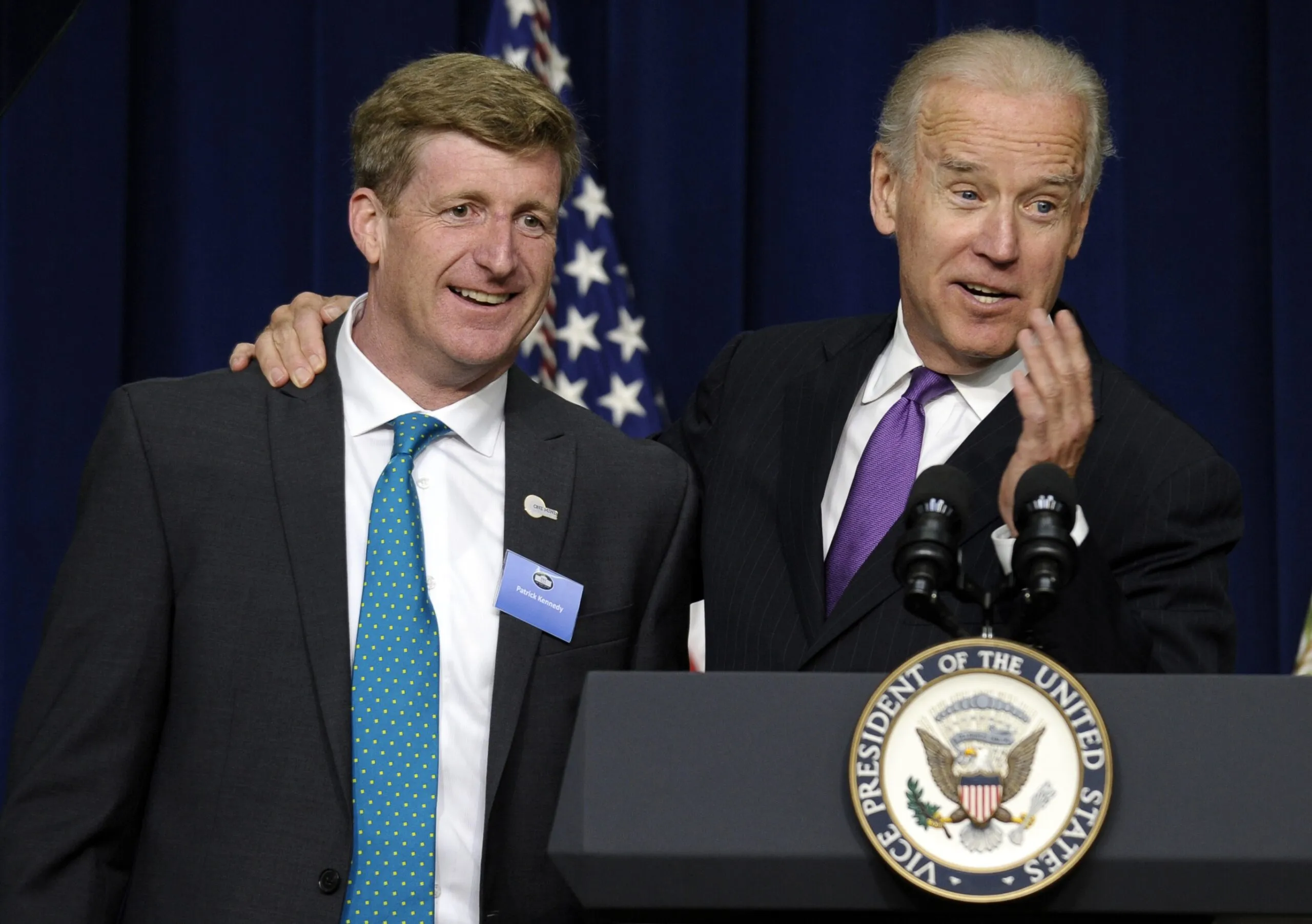 Former Rep. Patrick Kennedy spurns cousin RFK Jr. and endorses Biden