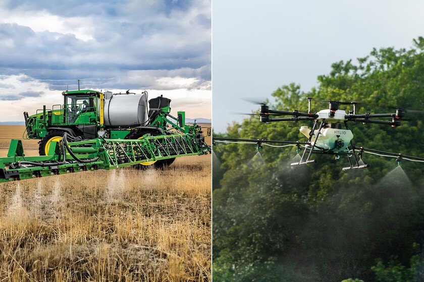 Los tractores son los pulverizadores agrícolas por excelencia, pero ahora tienen competencia: los drones baratos