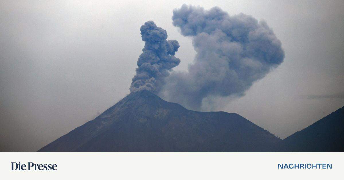 Vulkan Fuego in Guatemala ausgebrochen