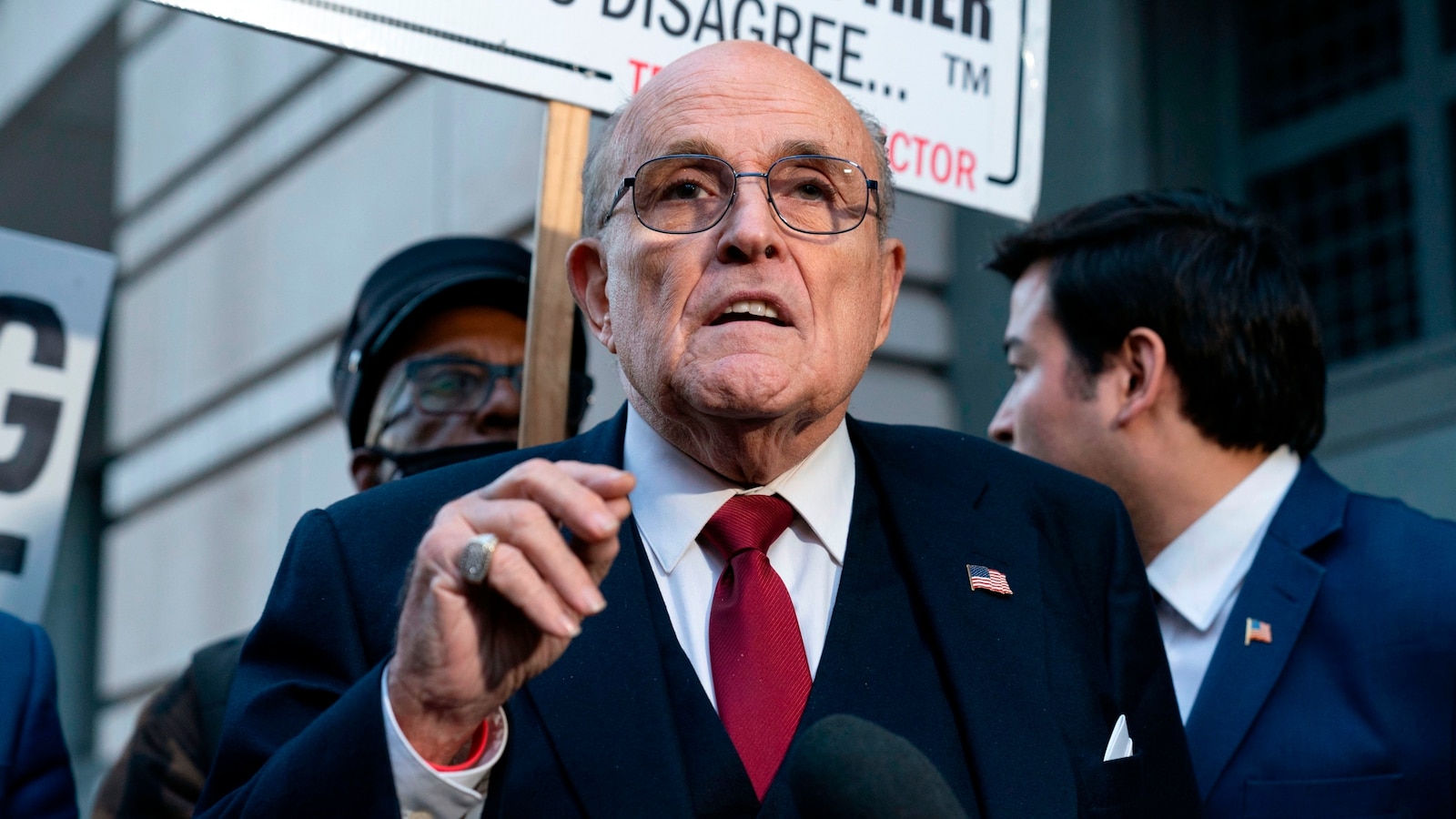 Rudy Giuliani served with indictment after 80th birthday party