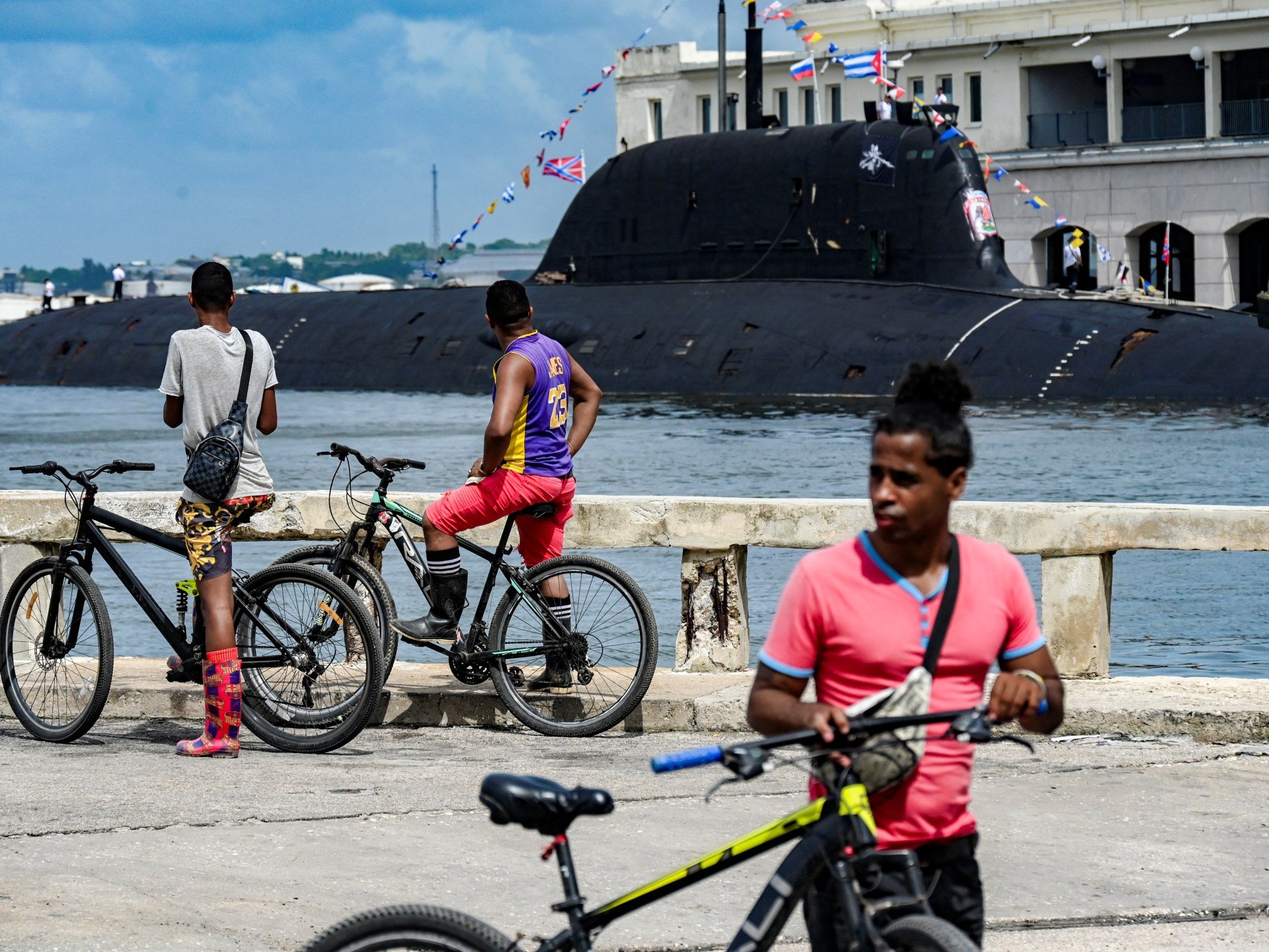 Why are Russian warships in Cuba?