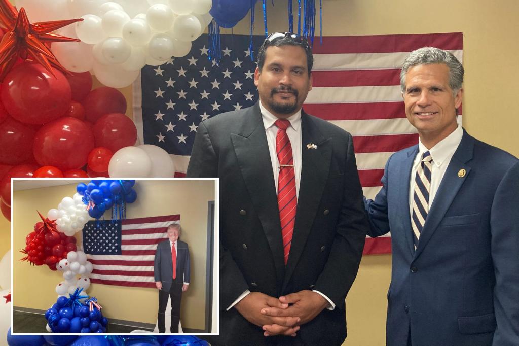 GOP rep, congressional hopeful headline Trump’s ‘birthday party’ at campaign's new Latino outreach center in Pennsylvania