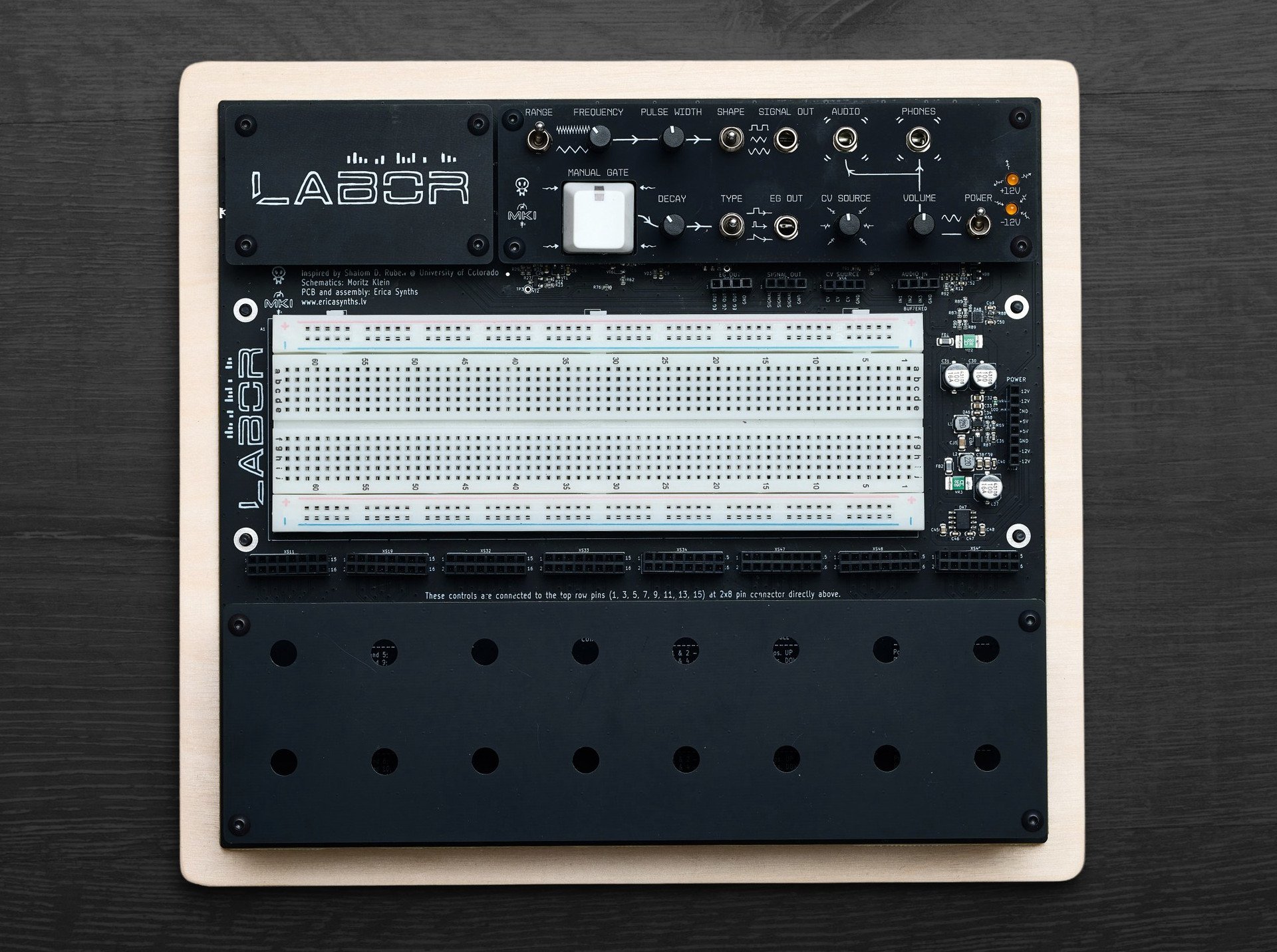 Educational Breadboard Synth Module