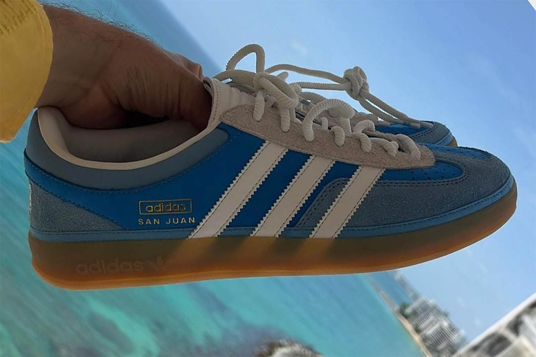 The Bad Bunny x adidas Gazelle Indoor “San Juan” is a Puerto Rico-Exclusive