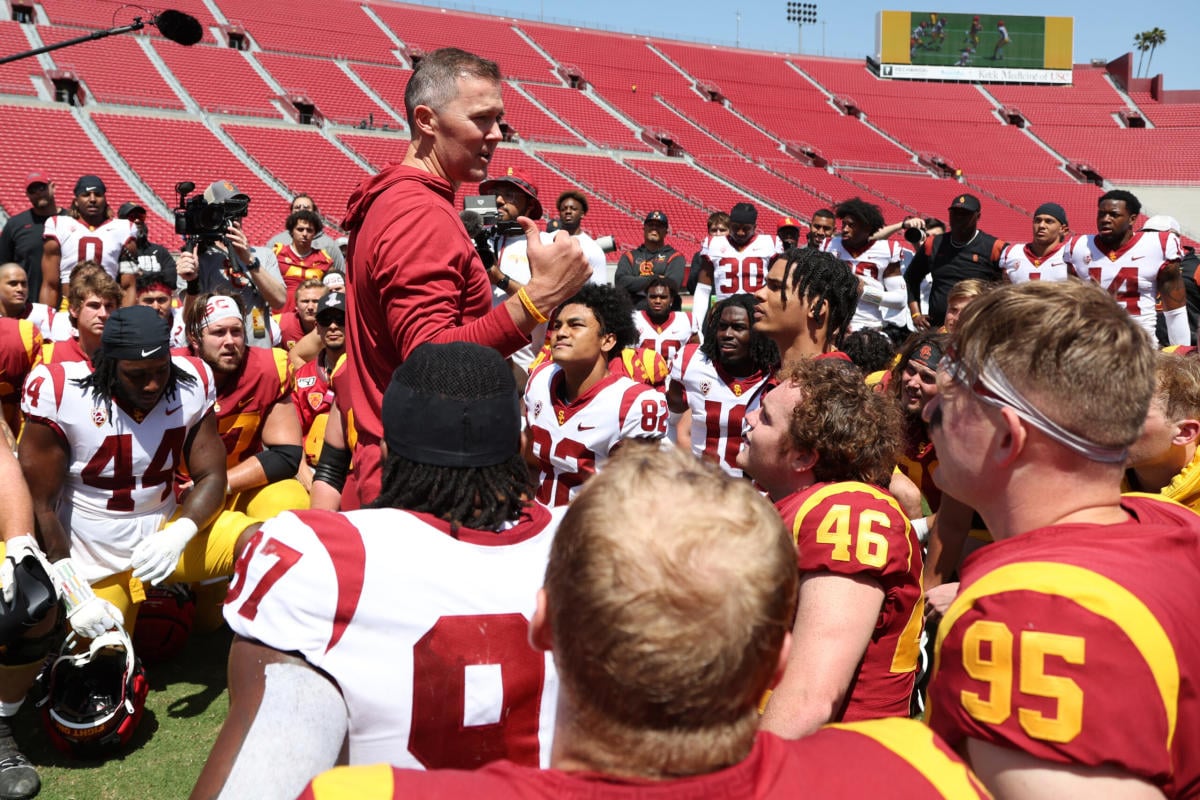 USC No. 17 in USA TODAY Sports college football re-rank after spring
