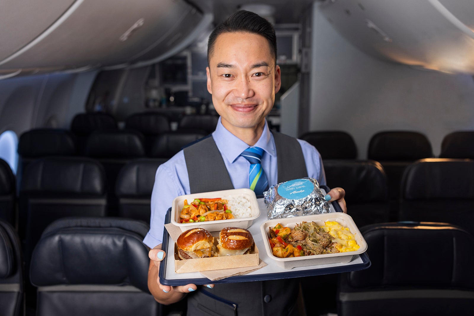 Hot menu items return to Alaska Airlines’ main cabin — here’s the menu