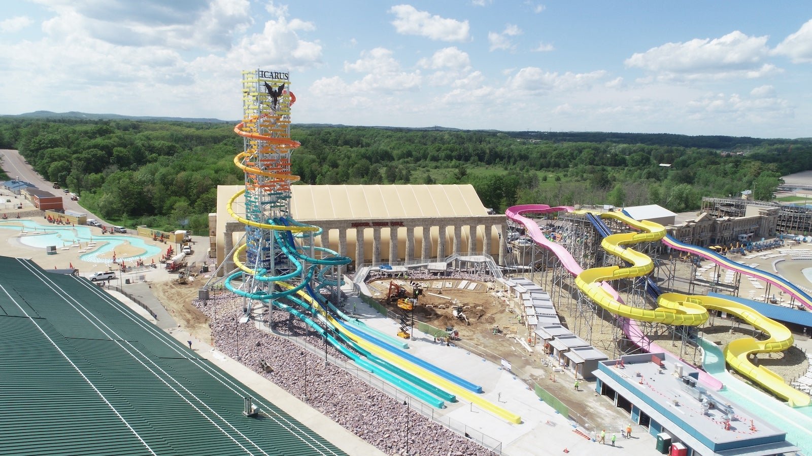 The tallest waterslide in America is now open in Wisconsin