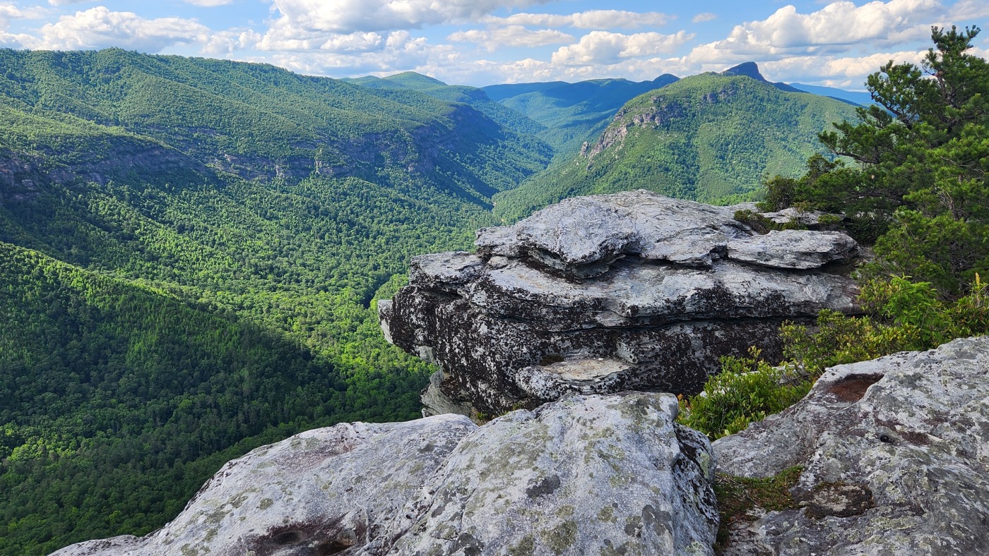 Hiking North Carolina's Linville Gorge Wilderness area