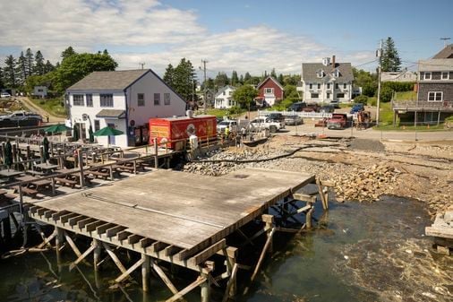 Linda Bean's death and rising seas pose challenges as Port Clyde, Maine rebuilds