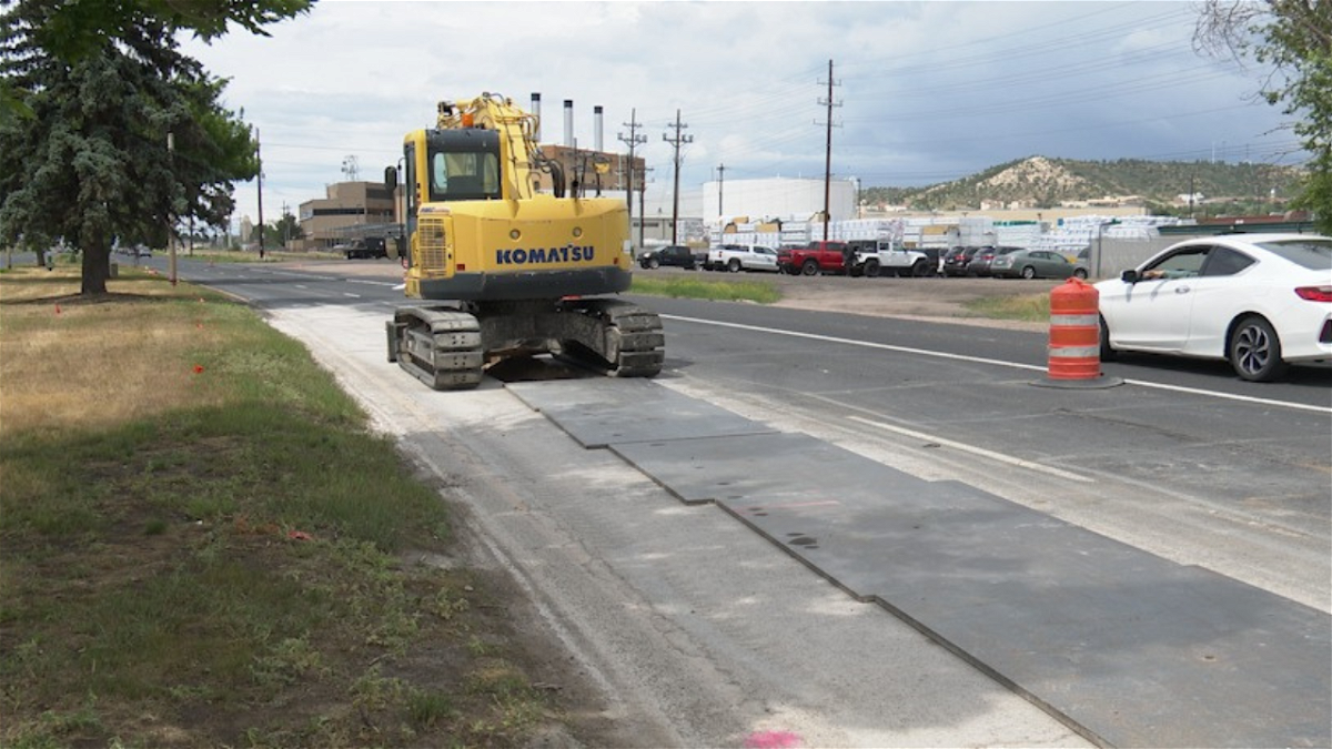 Project to relocate electric lines from power poles to under Nevada Avenue winds down in Colorado Springs