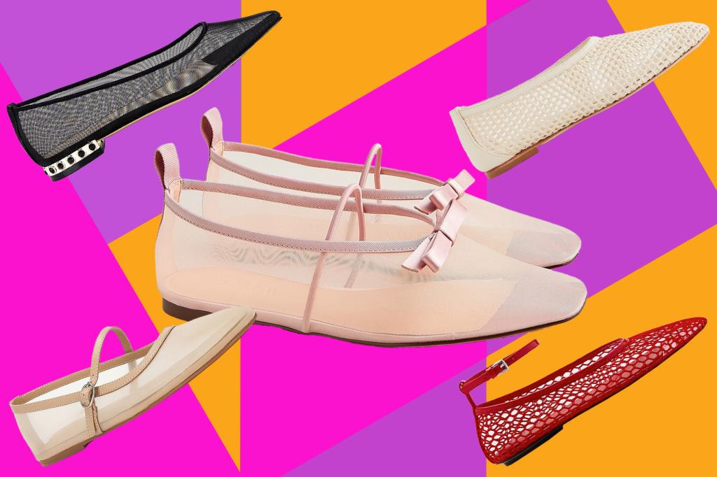 Discover the must-have mesh ballet flats for summer