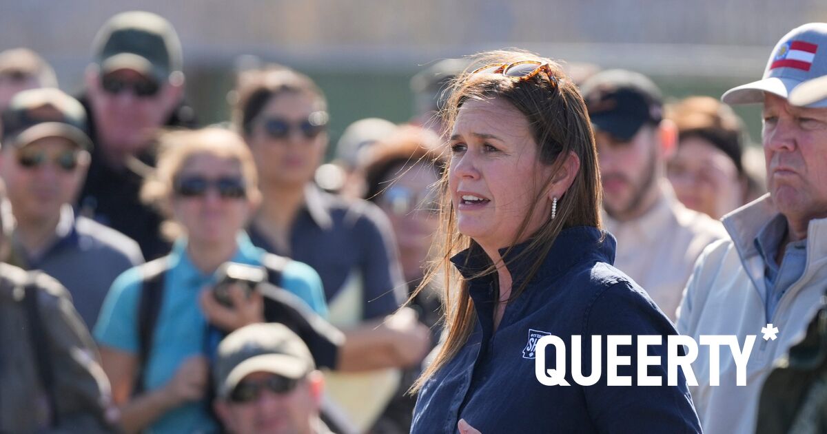 Sarah Huckabee Sanders safely weathered the tornadoes in Arkansas… by hitting up a NASCAR event in North Carolina